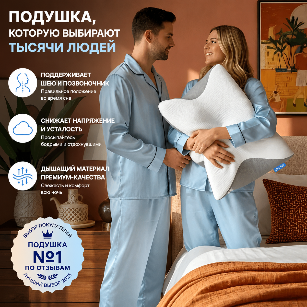 SOMNIVA® Анатомическая подушка